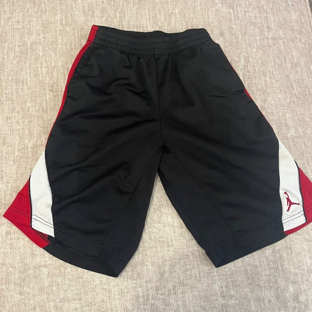 MJ logo shorts